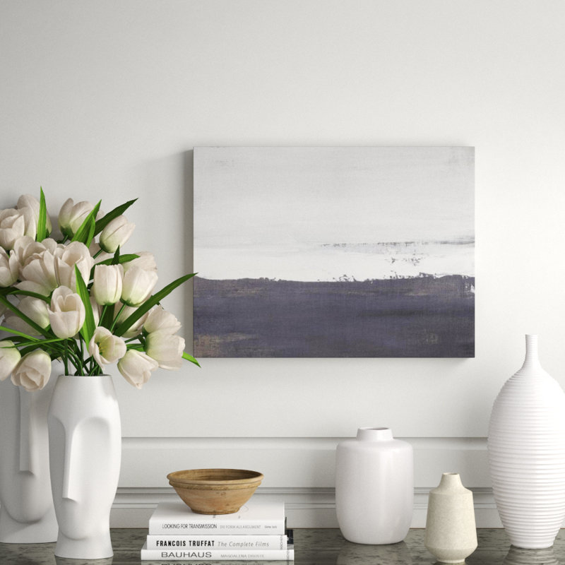 Summit To Sea XV Painting by Paul Ngo, 30" H x 40" W x 1.5" D, Glass Coat