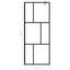 Jellison 315mm W x 767.7mm H Framed Fixed Glass Panel with Clear Glass