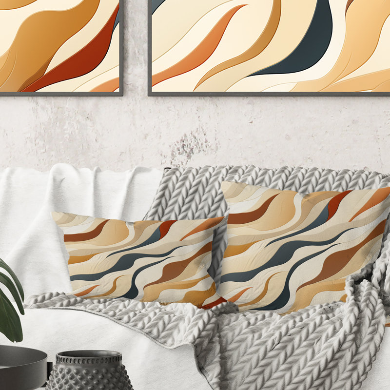 Oreiller floral en polyester Driftwood