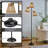 72.25'' Traditional Rattan Tree Floor Lamp