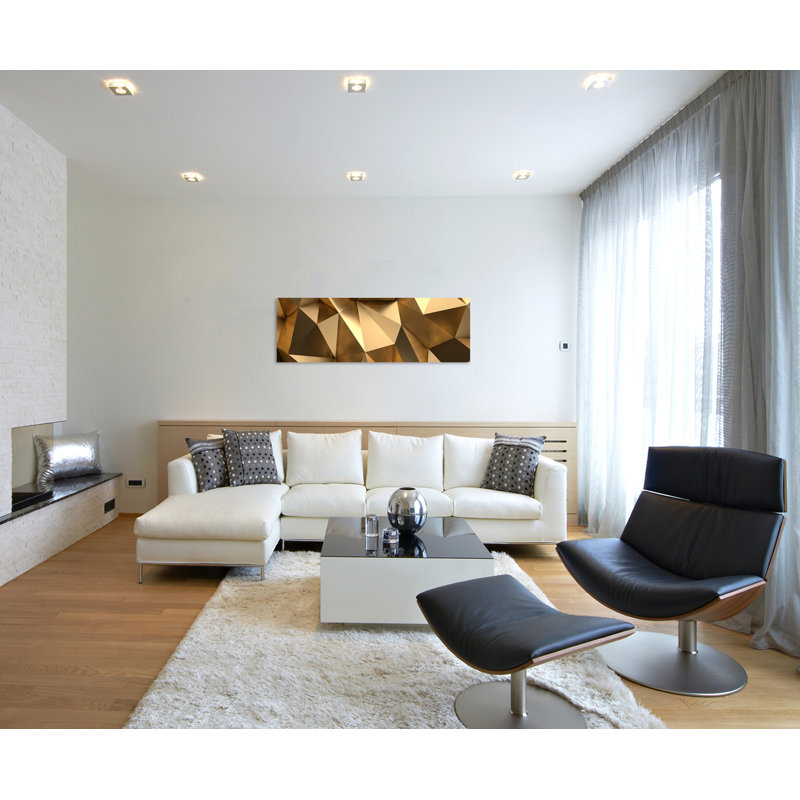 Sinus Art - Wrapped Canvas Print, 50cm L x 150cm W