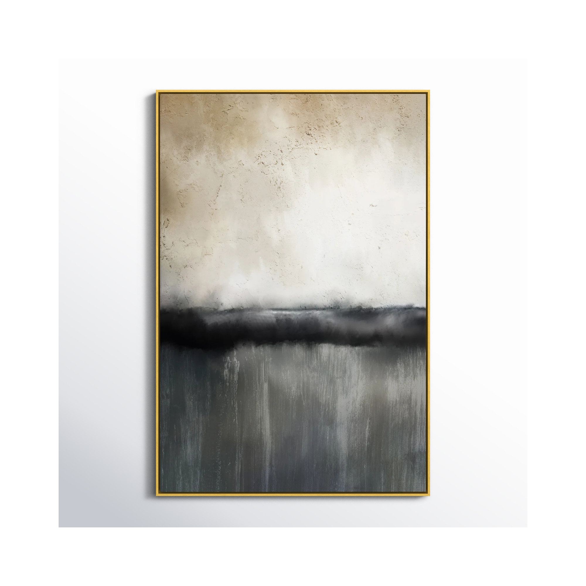 Sunset by Kimberly Allen Print, Gold, 61.5" H x 41.5" W, Picture Framed Canvas