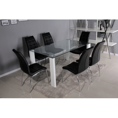 Mentone 6 - Person Dining Set
