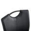 Ensemble de 2 chaises noires en polyuréthane