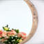 28 "miroir rond en bois, miroir mural pour la salle de bain