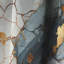Rideau occultant gris industriel chic Marble Escape I - 1 panneau-107539748