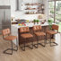 Millersport Upholstered Counter Stool with Steel Frame