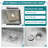Drop In Utility Sink 16 Gauge Laundry Sink with Bottom Grid-123843445-123843450