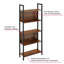 Arleta 165.5cm H x 62cm W Metal Etagere Bookcase-1577778517