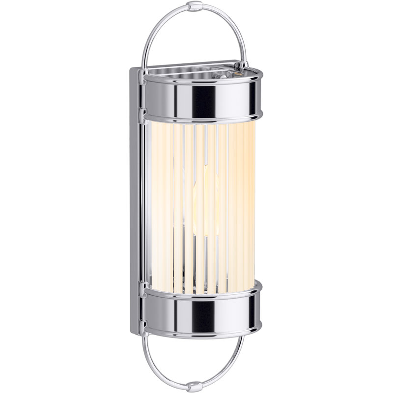 Terret 15" 1 - Light Bath Bar, Polished Chrome