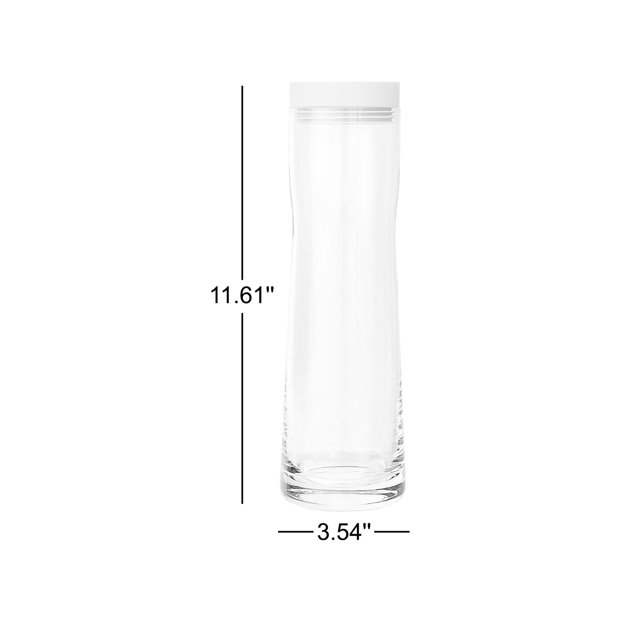 SPLASH Water Carafe 34 oz., Sharkskin