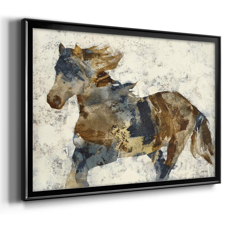 Gallop, reproduction d'art sur toile, Noir, H 26 po x l 38 po x P 1,5 po