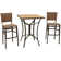Katzer 3 Piece Bar Height Dining Set