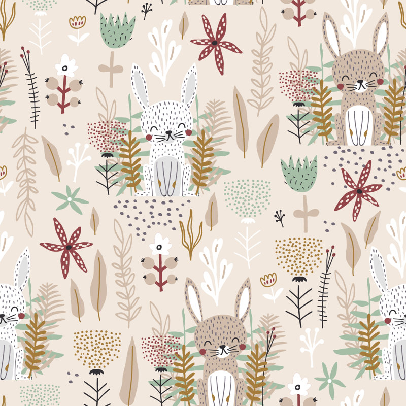 Salix Floral Tile
