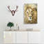 The Face Of A Lion - Wrapped Canvas-56635300