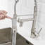 Commercial LED Kitchen Faucet With Pull Down Sprayer, Single Handle Single Lever Kitchen Sink Faucet