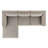 Roscoe Left-Facing Fabric Sectional Sofa With Chaise-117983191-117983192