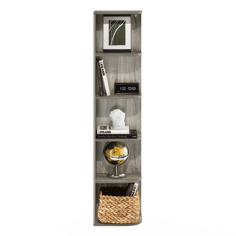 Cresta Standard Bookcase, Light Brown, (5 Shelves) 51.73" H x 12.01" W x 9.3" D