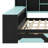 Multi-Functional Gaming Daybed with Built-in Desk, Charging Station and Storage Drawers-1152013640-1152013643