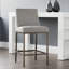 5West Upholstered Stool with Metal Frame-1101050368-1108463831