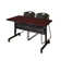 Nicklos Flip-Top Training Nesting Table with Modesty Panel