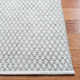 Evansdale Geometric Handmade Flatweave Cotton Gray Area Rug