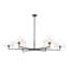 Lustre 6 lumières Ryckman en noir mat-2111782195