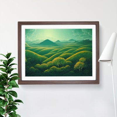 A Striking Summer Forest - Single Picture Frame Print