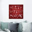 Let it Snow - Impression sur toile tendue-1393173874
