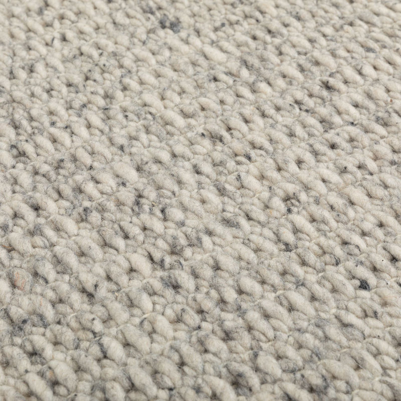 Diemer Wool Hand Woven Area Rug, Grey/Brown/Blue, Runner 60 x 120cm 