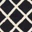 Sanyla Hand-Tufted Wool Black/White Area Rug-1627703374