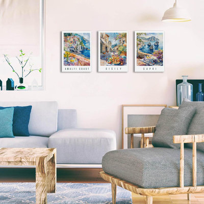 3 Piece Wrapped Canvas Print