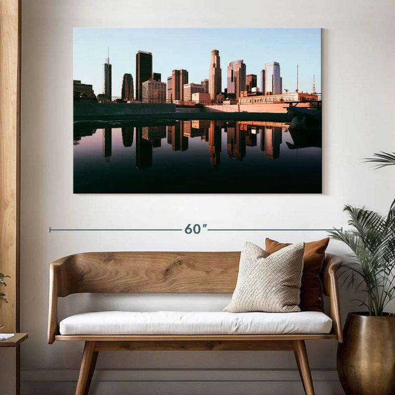 Sebbie, Los Angeles, reflet de l'horizon, H 34 po x l 51 po