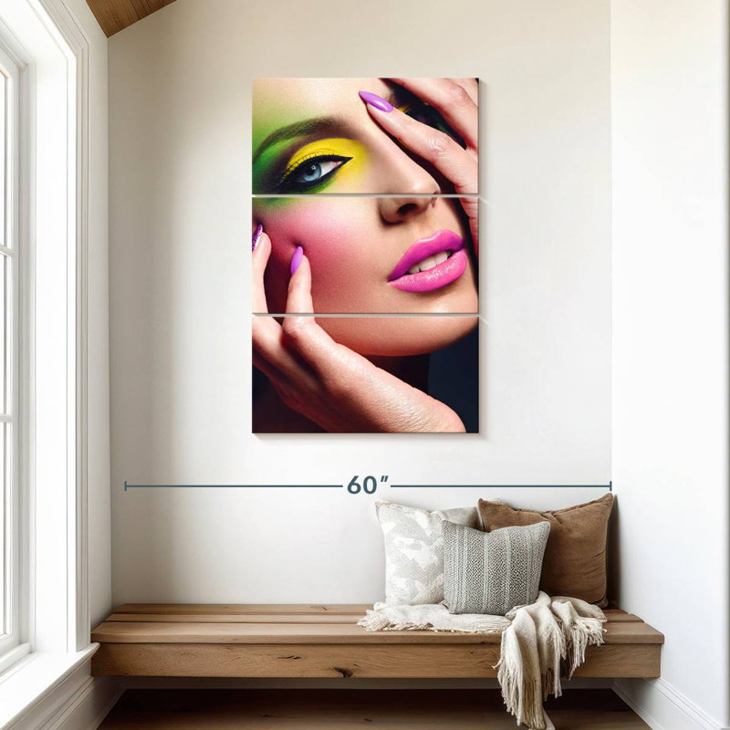 Shuttleworth Flashy Makeup, 45" H x 28" W