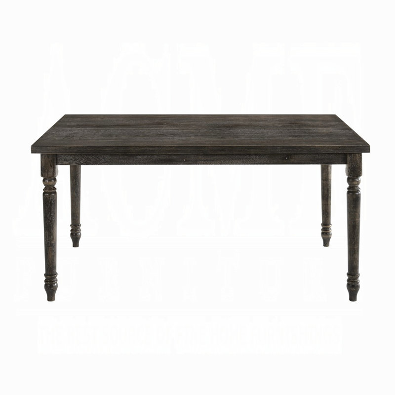 Table de salle à manger Claudia, gris vieilli