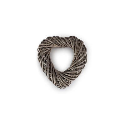 Wicker Heart Shaped Wreath