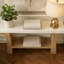 Console Mid-Century moderne en bois massif-1533046170