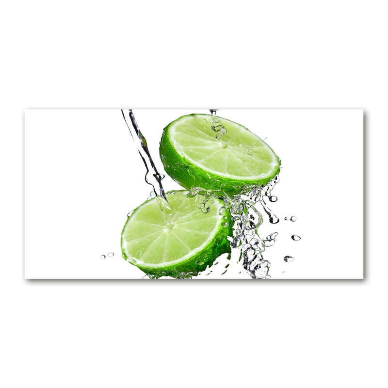 Limes And Water - No Frame Print on Canvas