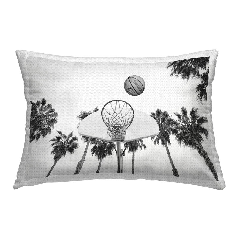 Coussin d'extérieur Basketball Hoop with Palms