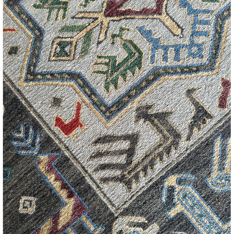 SHIRVAN GRAY, Rectangle 2' x 3'