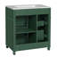 Meuble-lavabo de salle de bain avec lavabo en céramique, 30 po, armoire de rangement avec portes à fermeture en douceur et organisateur de porte-1027259714