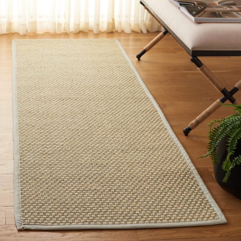 Mikylee Faux Sisal 105 Area Indoor/Outdoor Area Rug In Natural / Beige, Runner 2'6" x 8'