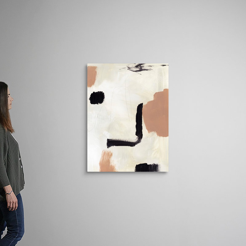 "I" par Victoria Barnes - reproduction d'art sur toile, H 40 po x l 30 po x P 1,25 po, Toile tendue