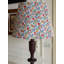 Lampe sur pied en tissu et bois massif de style chinois