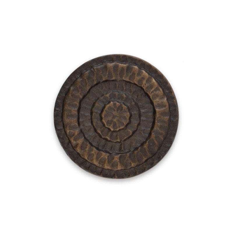 Gotham Hardware Knob, Oxidized, 2"