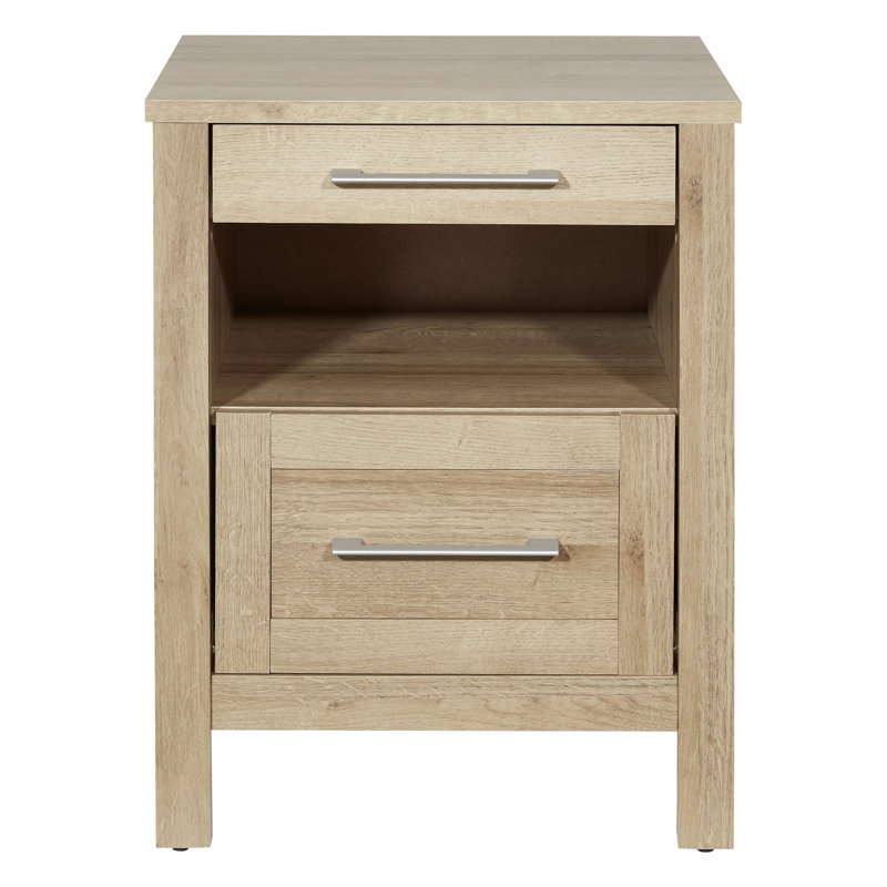 Dwane 2 - Drawer Nightstand, Canyon Oak