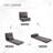 Versatile Folding Sofa with Adjustable Backrest for All Home Styles
