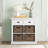 Commode décorative 2 tiroirs Avelar