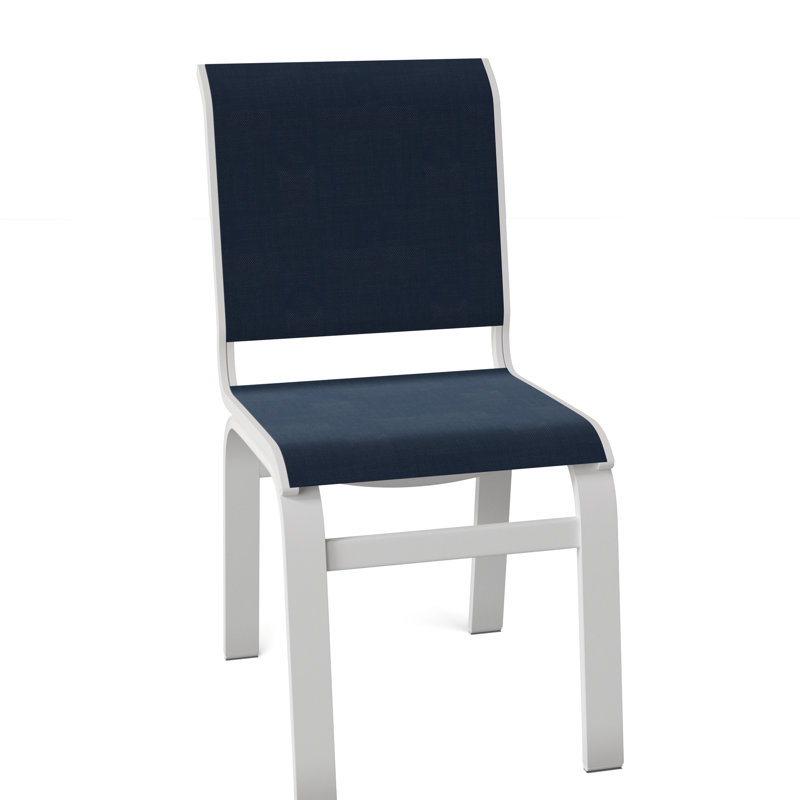 Chaise d'appoint de salle à manger Hiraku, Blanc texturé, Cali