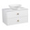 Spruha-W_Modern Wall-Mounted Bathroom Vanity With Washbasin - Non-Toxic Fire-Resistant MDF-24"-Diamond Collection 24"_D24_